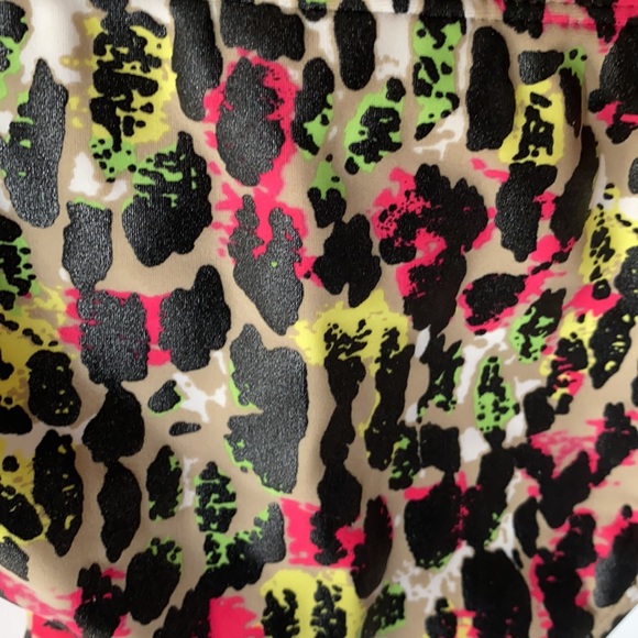 Roxy cheetah print Bandeau Bikini set, Size M - Picture 11 of 11